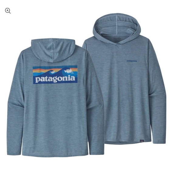 Patagonia Other - Patagonia Capilene Cool Daily Graphic Hooded Shirt Sun Hoody in Blue Size XL
